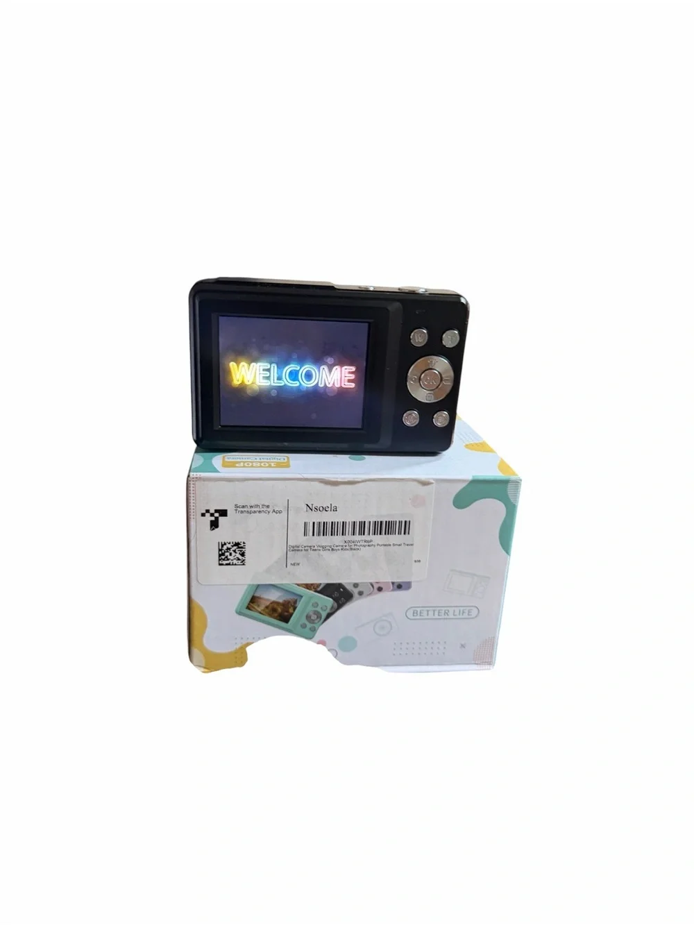1080p Digital Camera 44MP Point And Shoot With 32GB SD Card 16x Zoom, Compact